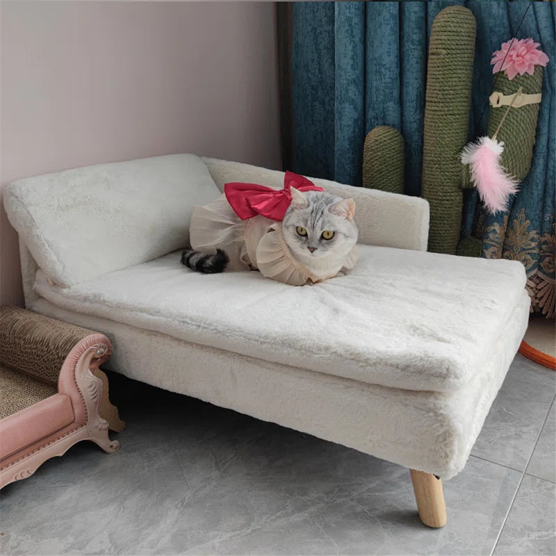 Comfy Dog Sofa Waterproof Elevated Pet Cushion Lounger